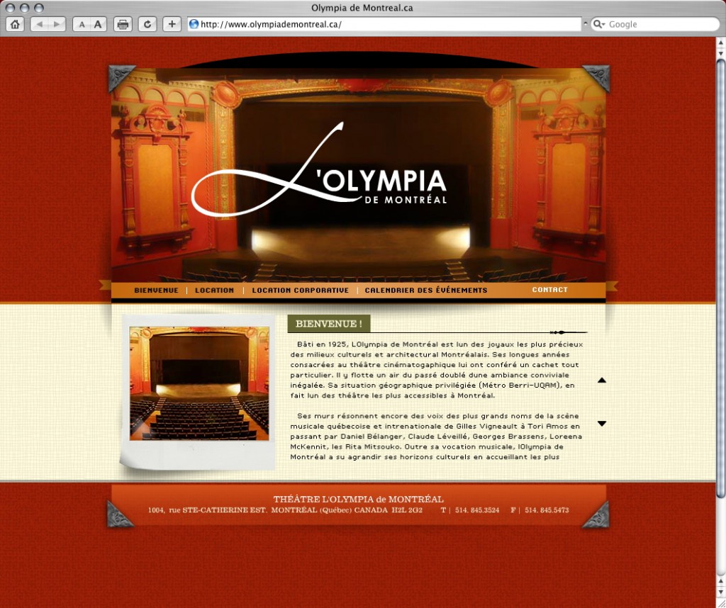 L'Olympia-de-Montréal-KIKDESIGN.ca-Branding-Web-Media-Agence-Web-Jean-Francois-Simard-SEO-Graphisme-Logo-Pub-Imprimerie-Infolettre-Création-Montages-Vidéo-Audio-3D-Gestion-médias-sociaux-Site-Page-Web-Internet